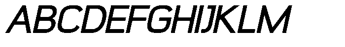 Aybrion Medium Italic Font UPPERCASE