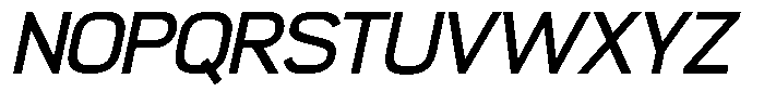 Aybrion Medium Italic Font UPPERCASE