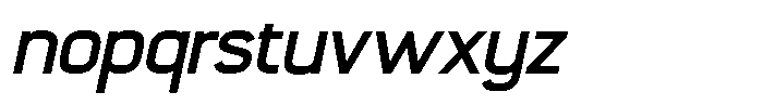 Aybrion Medium Italic Font LOWERCASE