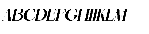Aydoria Oblique Font UPPERCASE