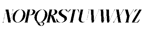 Aydoria Oblique Font UPPERCASE