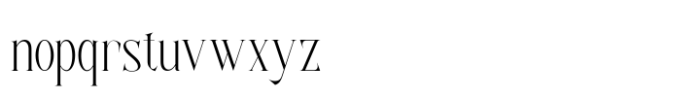 Ayeria Serif Font LOWERCASE