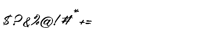 Ayeshy Clanita Regular Font OTHER CHARS