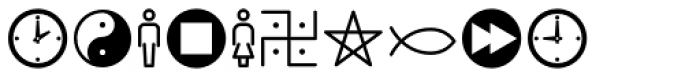 Ayi Dingbats Symbols Font OTHER CHARS