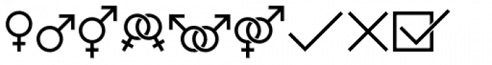 Ayi Dingbats Symbols Font UPPERCASE
