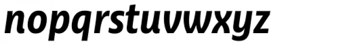 Ayita Pro Bold Italic Font LOWERCASE