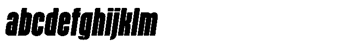 Ayr Gothedge Black Italic FONT