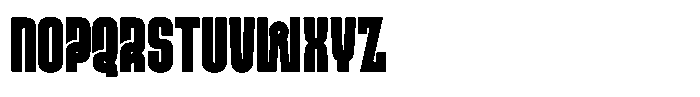 Ayr Gothedge Black Font UPPERCASE