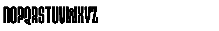 Ayr Gothedge Bold Font UPPERCASE