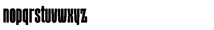 Ayr Gothedge Bold Font LOWERCASE