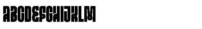 Ayr Gothedge Extra Bold Font UPPERCASE