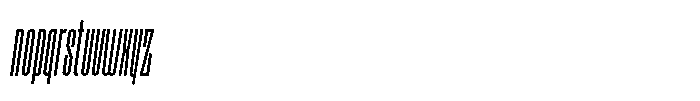 Ayr Gothedge Light Italic Font LOWERCASE