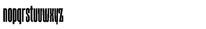 Ayr Gothedge Medium Font LOWERCASE