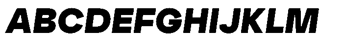 Ayr Neutral Black Italic Font UPPERCASE
