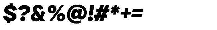 Ayr Neutral Extra Bold Italic Font OTHER CHARS