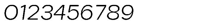 Ayr Neutral Extra Light Italic Font OTHER CHARS