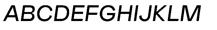 Ayr Neutral Italic Font UPPERCASE