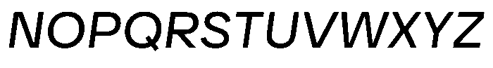 Ayr Neutral Italic Font UPPERCASE
