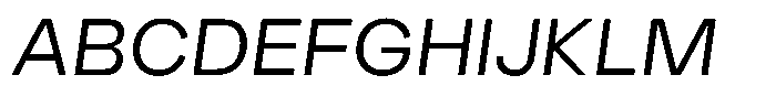 Ayr Neutral Light Italic Font UPPERCASE