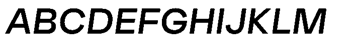 Ayr Neutral Medium Italic Font UPPERCASE