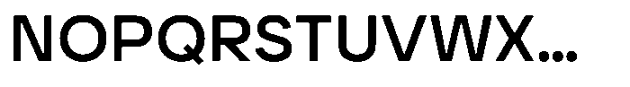 Ayr Neutral Medium Font UPPERCASE
