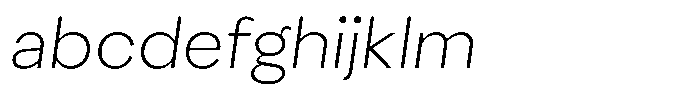 Ayr Neutral Thin Italic FONT