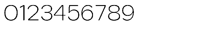 Ayr Neutral Thin Font OTHER CHARS