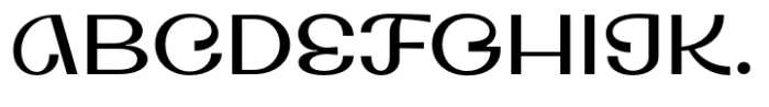 Ayr Romns Regular Font UPPERCASE