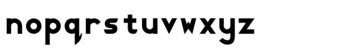 Ayres Mono Bold Font LOWERCASE