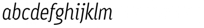 Ayumi Pro Italic Font LOWERCASE