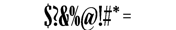 Ayer Bold Font OTHER CHARS