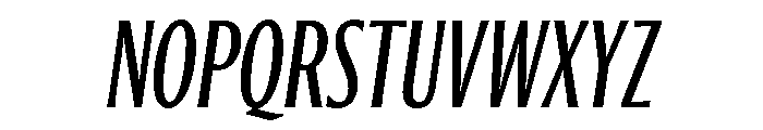 Ayer Deck Medium Italic Font UPPERCASE