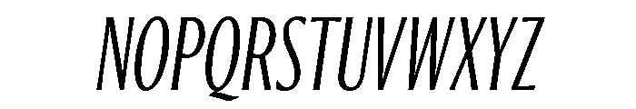 Ayer Deck Regular Italic Font UPPERCASE