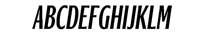 Ayer Deck Semibold Italic Font UPPERCASE