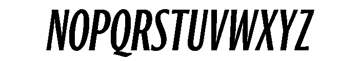 Ayer Deck Semibold Italic Font UPPERCASE
