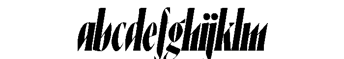 Ayer Poster Angular Black Italic FONT
