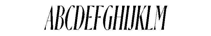 Ayer Poster Angular Regular Italic Font UPPERCASE