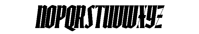Ayer Poster Blackletter Black Italic Font UPPERCASE