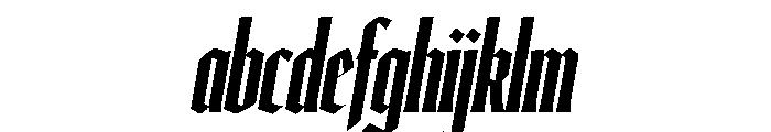 Ayer Poster Blackletter Bold Italic FONT