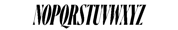 Ayer Poster Cursive Bold Italic Font UPPERCASE