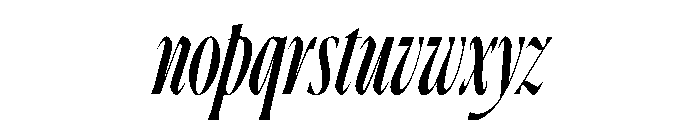 Ayer Poster Cursive Medium Italic Font LOWERCASE
