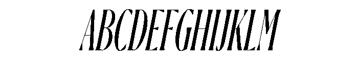 Ayer Poster Cursive Regular Italic Font UPPERCASE