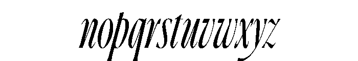 Ayer Poster Cursive Regular Italic Font LOWERCASE
