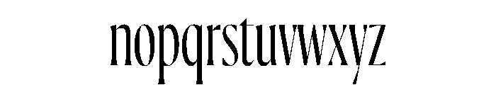 Ayer Poster Regular Font LOWERCASE