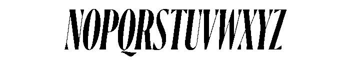 Ayer Poster Semibold Italic Font UPPERCASE