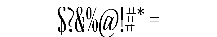 Ayer Regular Font OTHER CHARS