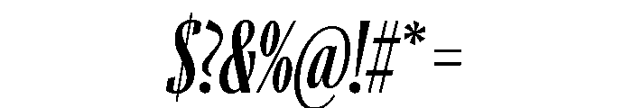 Ayer Semibold Italic Font OTHER CHARS