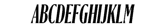 Ayer Semibold Italic Font UPPERCASE