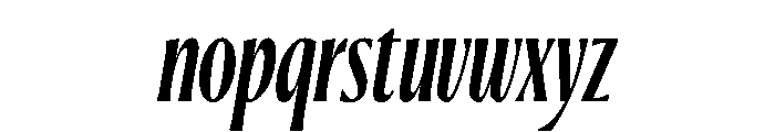 Ayer Semibold Italic Font LOWERCASE
