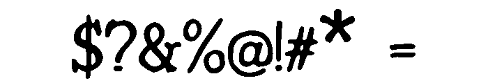 Azai Font OTHER CHARS